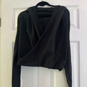 Lululemon Athletica Dark Grey Wrap Sweatshirt